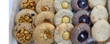 Assortiment de cookies afro-fusion
